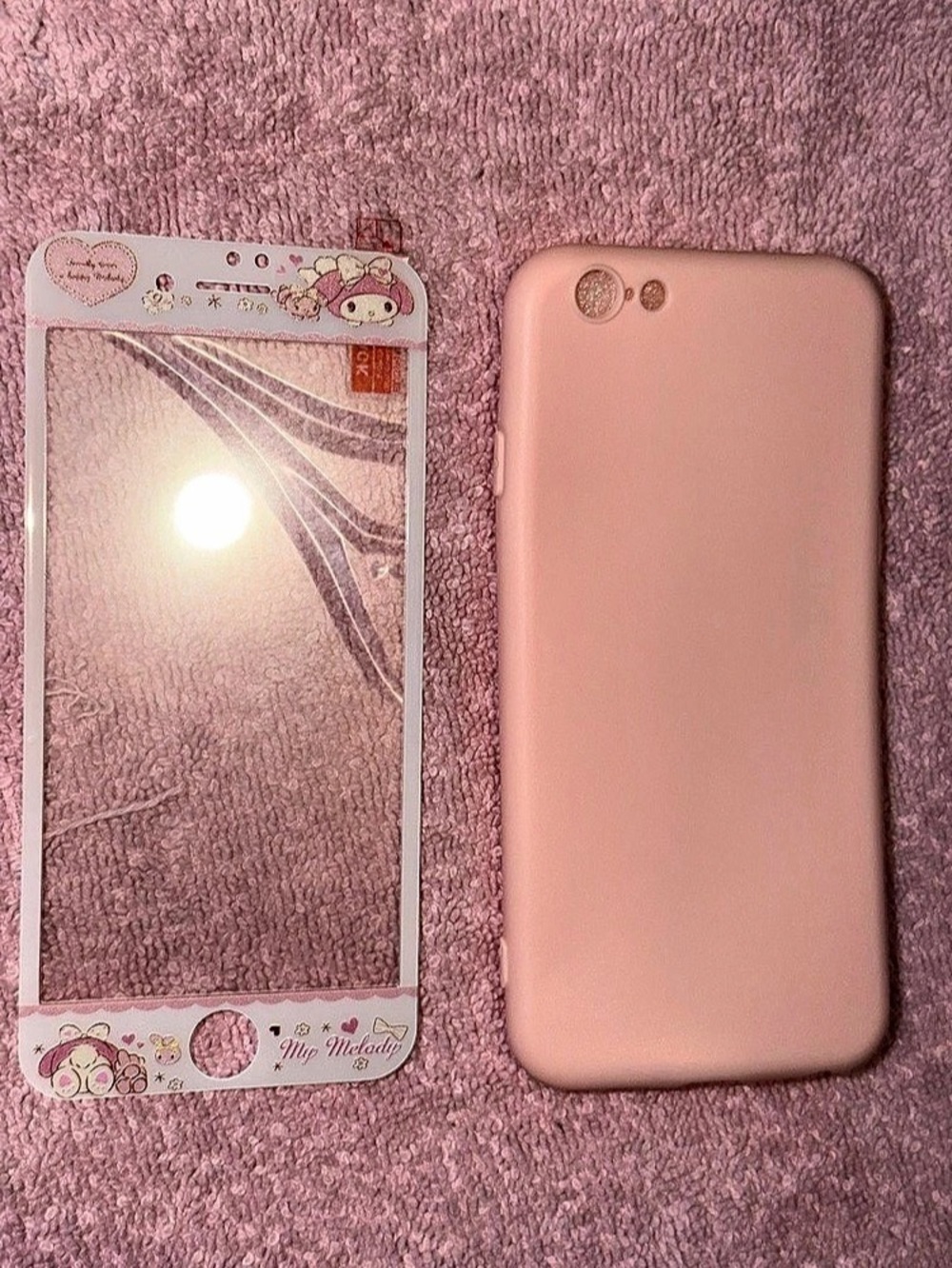 My Melody Sanrio Pink Phone Case & Screen Protector